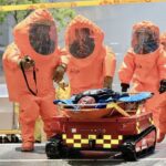 視導楠梓科技產業園區跨局處搶救演習-　陳其邁：展現圖資整合與科技救災應變效能-公私協力提升產業防災韌性