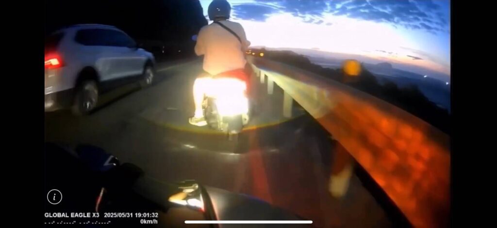 民眾濱海公路爆胎驚魂　海巡即時伸援　真情「揪甘心」！