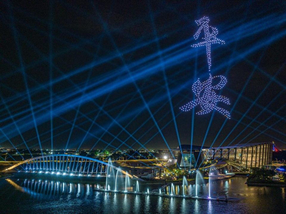 故宮南院夏日親子藝術月開跑 水舞無人機展演接力登場