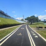 賞夕陽追風都愜意 雙溪河濱左岸自行車道升級 騎行更舒適