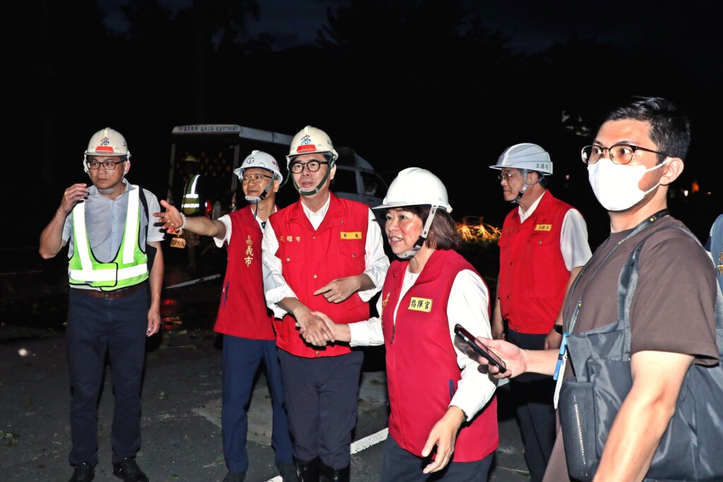 全台11縣市馳援嘉義市　黃敏惠感謝陳其邁親赴共商災後重建