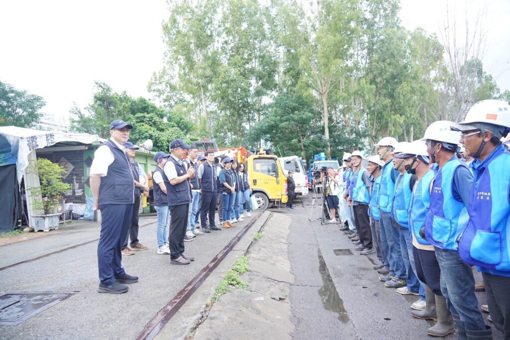 同島一命、義不容辭！　中市建設局組「台中隊」火速馳援嘉義