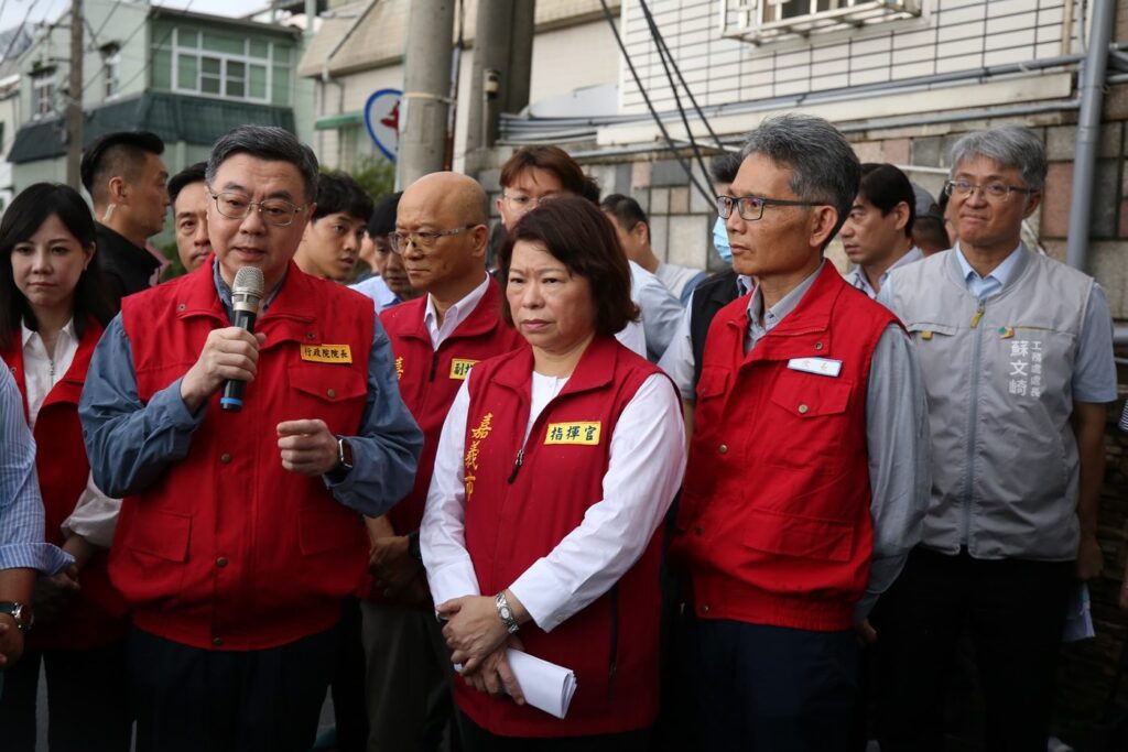 卓榮泰南下勘災 黃敏惠籲加速復電 中央地方合力推災後重建