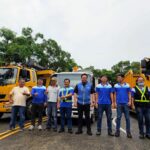 基市環保局整裝機具 南下支援嘉義縣災後重建