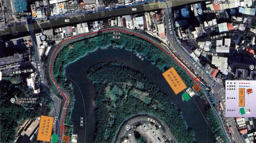 木柵河濱公園自行車道 將升級-7/15-9/30封閉施工