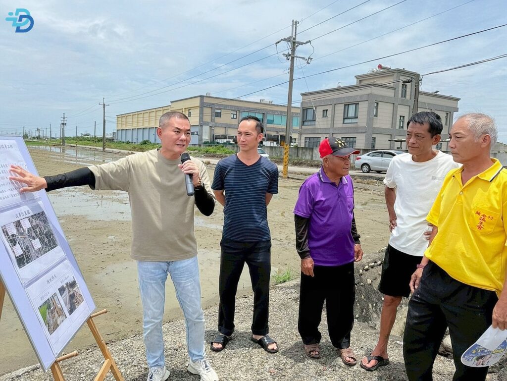 奔走雲林四鄉鎮！丁學忠會勘9處農水路盼早日改善