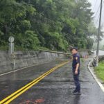 風雨無阻-台東縣關山分局全力應變薇帕颱風災情守護民安