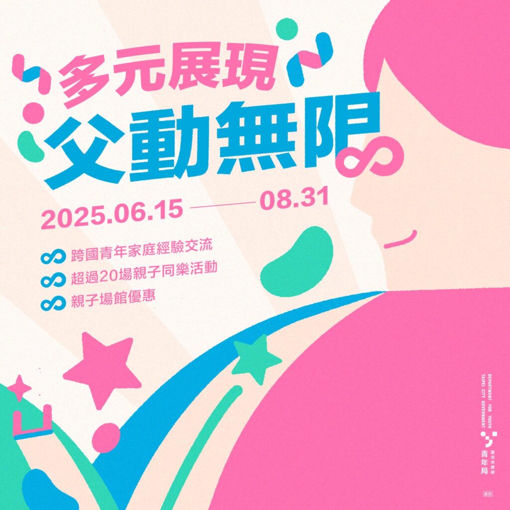 「父」動無限!北市逾20場活動響應國際父親節