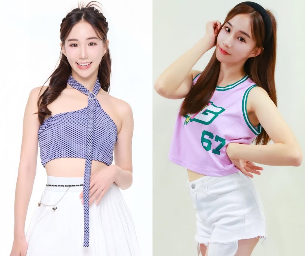 電豹女-nia-裙子沒扣好-全場看光光