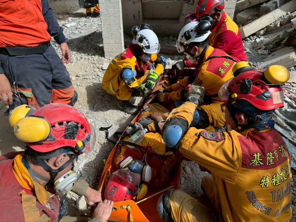 基隆特搜跨域聯訓　醫療團隊首度實戰救援展現專業韌性