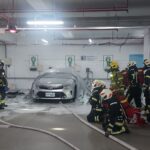 基隆市府推動智慧防災　地下停車場演練電動車安全應變