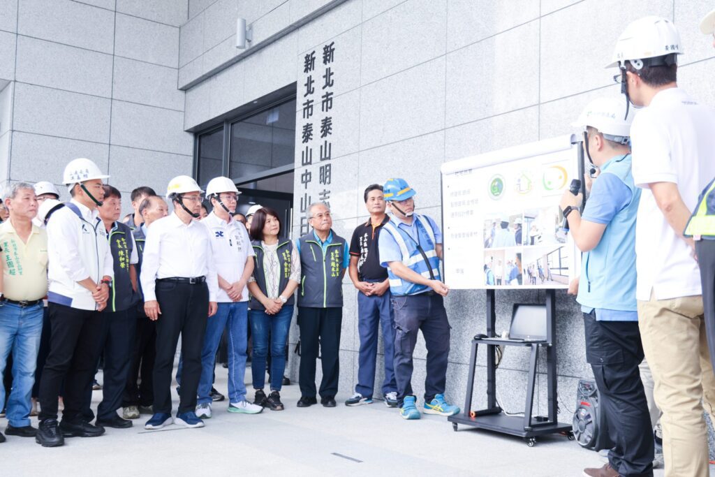 侯友宜視察泰山首座社宅工程 可提供210戶住宅單元 今年底招租