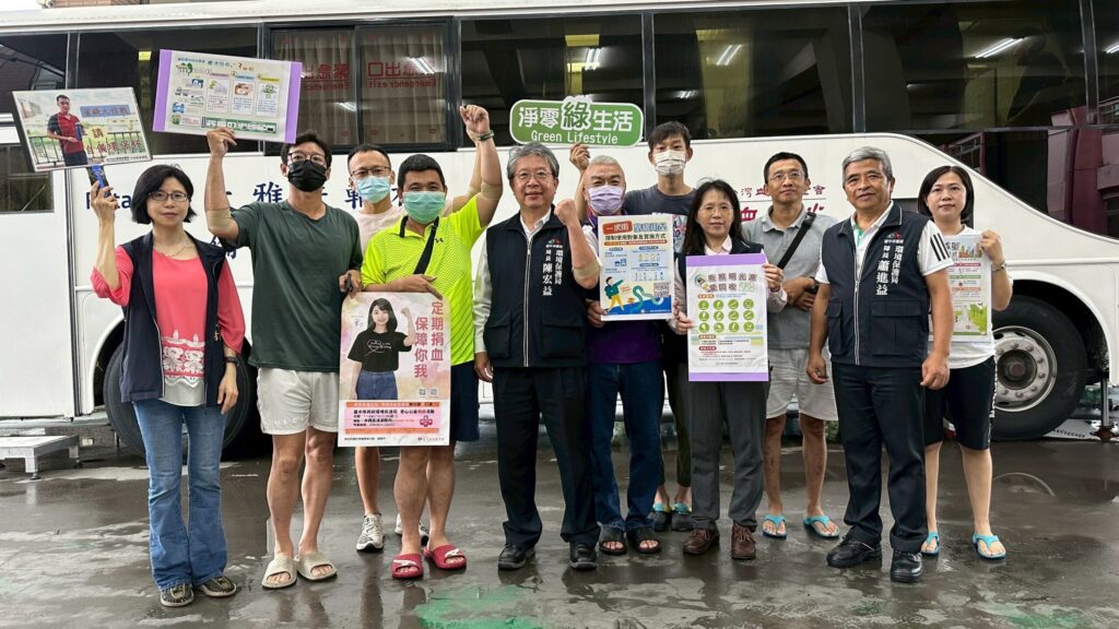 愛心不打烊！　中市清潔隊接力捐血做公益