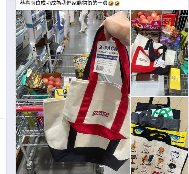 好市多帆布袋時尚又耐裝　會員大推：百搭百用價格實惠