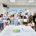 畫出毛孩的獨特模樣　台中動物之家蠟筆課程暖心開畫