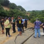 霧峰暗坑巷因豪雨崩塌　水利局緊急搶修便道助農民採收龍眼