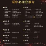 台中23家餐廳榮獲必比登推介 觀旅局邀請遊客一站滿足世界美味