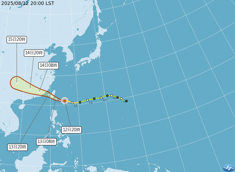 楊柳直撲台灣　暴風圈擴大　雲林以南9縣市停班課