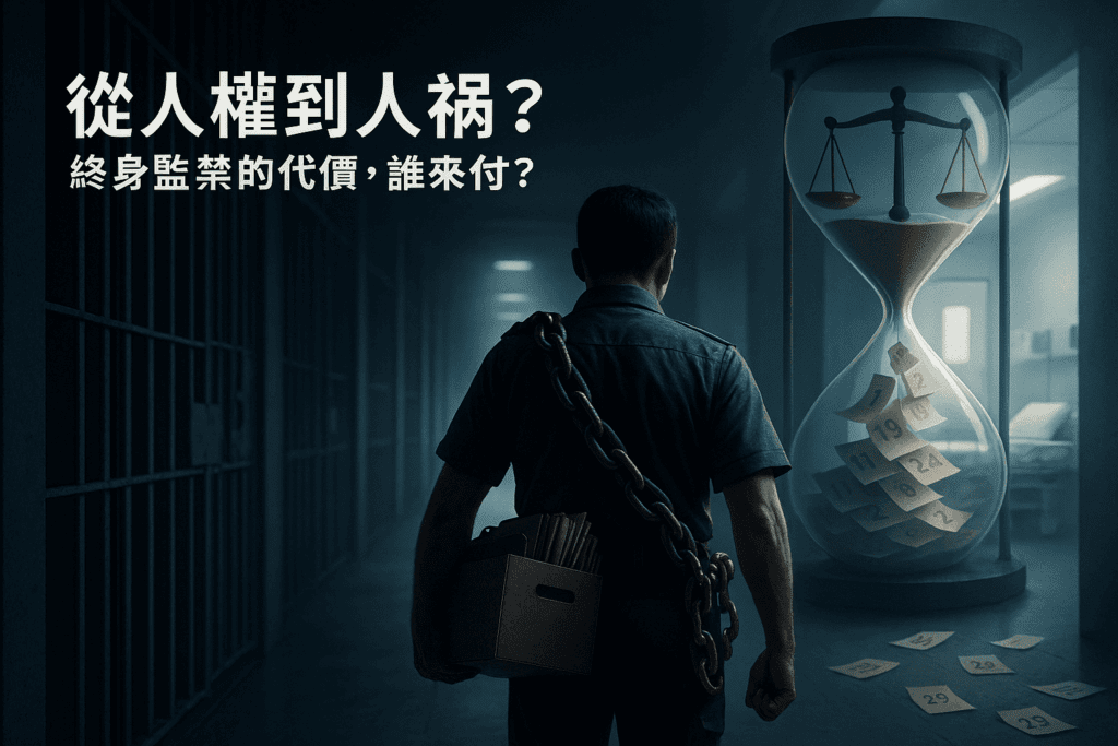 「從人權到人禍？」終身監禁的代價，誰在付？台灣矯正體系的沉重負擔