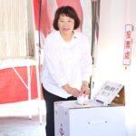 嘉義市長黃敏惠投下公投票　強調公投是聽見人民心聲的機制