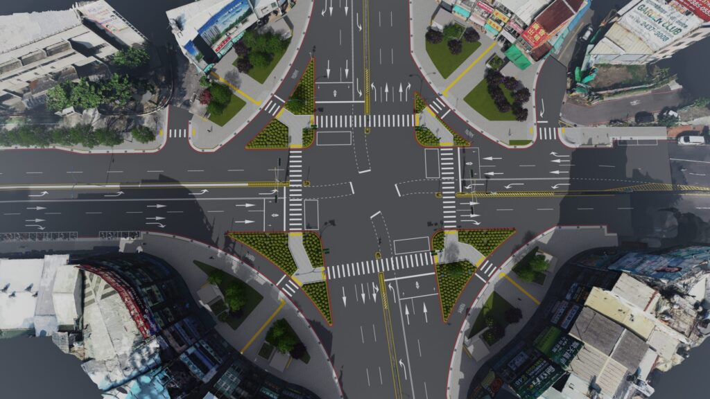 中市進化北路人行道優化並換植行道樹 建設局攜手護樹團體共創安全綠意街景