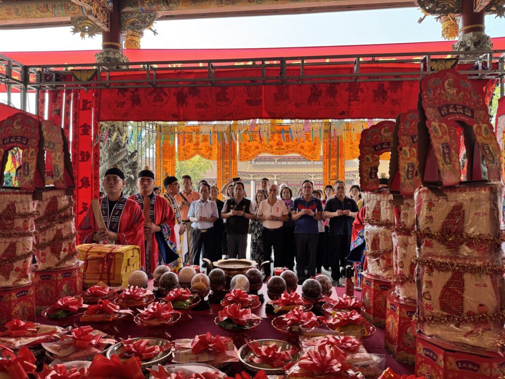 台商齊聚昆山慧聚天后宮 參加乙巳年中元祭祖、大愛普度活動