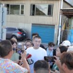 謝國樑勘查基隆大武崙沙灘　嚴正處理業者違法佔用