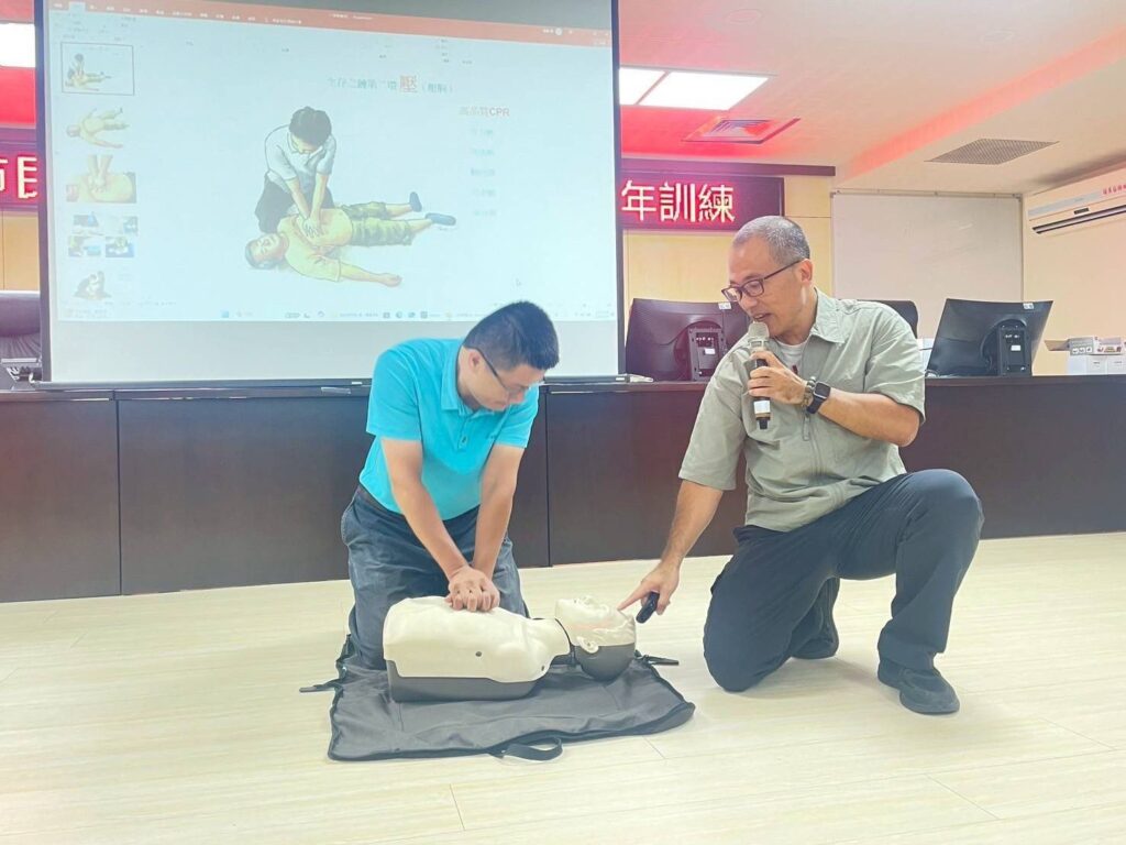 基隆市民防總隊收容大隊年度常訓　強化應變能力與心理支持