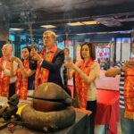 慕名七星燈神威 謝玲玲參拜陽明山姜太公道場