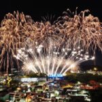 共同見證浪漫時刻　無人機與煙火合奏寫下「雨港」城市告白