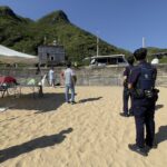 基隆市府強勢取締大武崙沙灘違法業者　依「竊佔罪」送辦