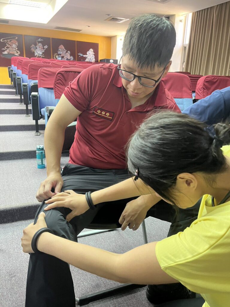 基隆消防局辦舒緩疼痛與敏捷訓練課程　守護消防同仁健康
