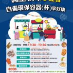 北市推「減塑夜市」　自備環保容器消費送好