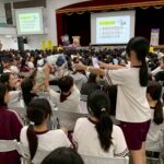 「警察大白熊」現身嘉女　創意識詐宣導掀熱潮