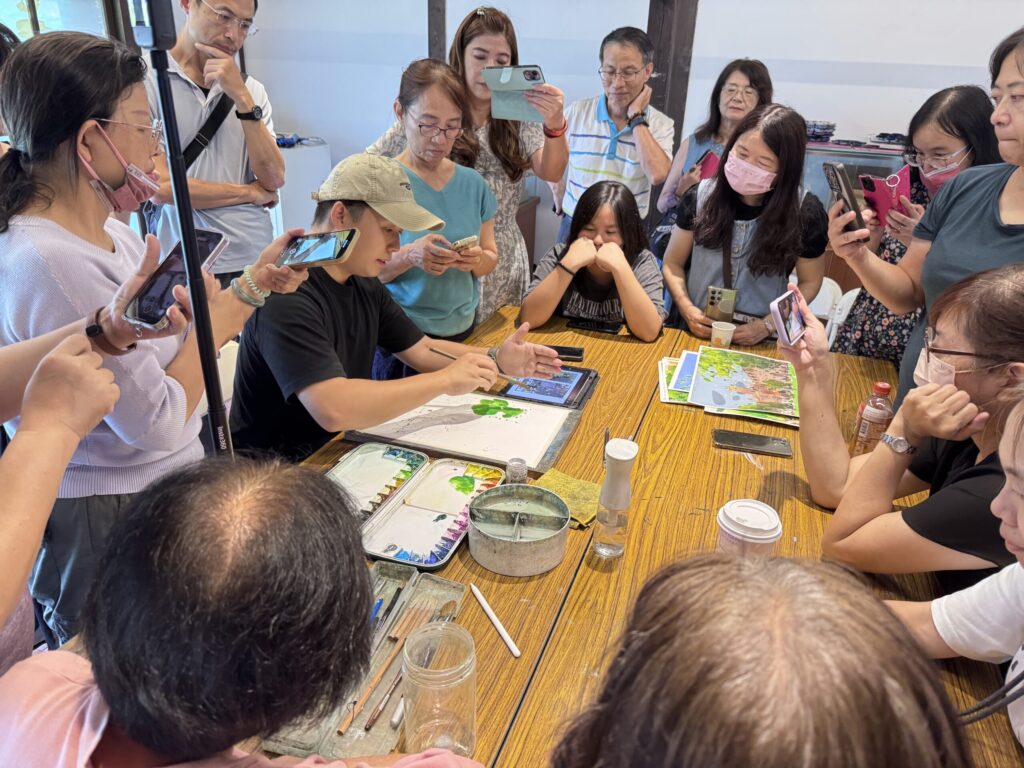 如松講堂綦宗涵的不透明與透明風景詩意