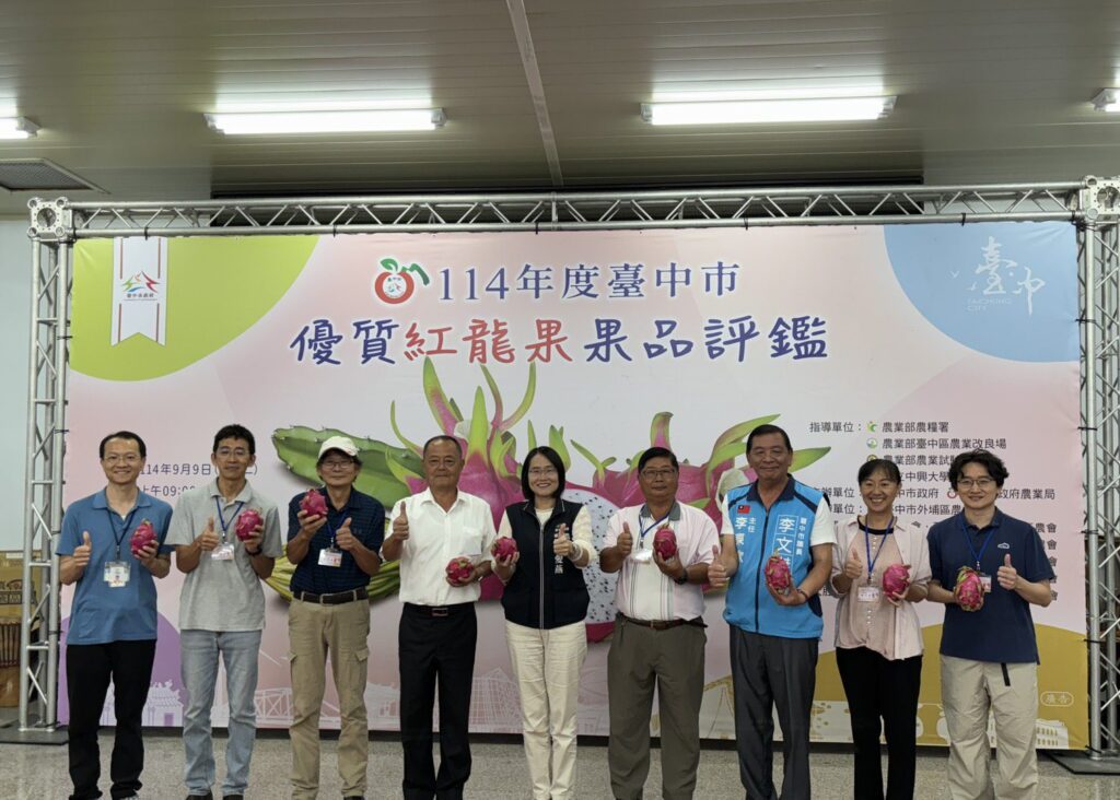台中市優質紅龍果評鑑結果揭曉 外埔區劉興陽勇奪冠軍!