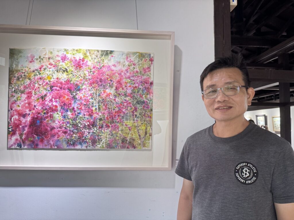 游森竣水彩畫洄游山海間將山與海的內涵顯現