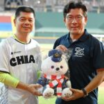 警察大白熊現身棒球場　攜手統一獅舉辦反詐主題日