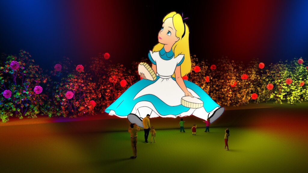 嘉義「光織影舞」奇幻變身！愛麗絲夢遊仙境10月登場　9米高氣偶、巨型月亮超吸睛