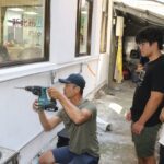 林口觀照園攜手新北少年培力園　為街友愛心房東友善租屋處粉刷