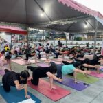 基隆港畔徜徉音樂瑜珈　200份瑜珈墊相送民眾體驗療癒時光