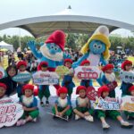 藍色小精靈快閃驚喜登場！　老爹與小美人陪你倒數2025台中國際踩舞嘉年華