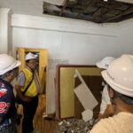 基隆正榮街民宅天花板剝落　市府會勘判定老舊鋼筋鏽蝕