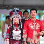 基隆市聯合婚禮浪漫登場　28對新人山海見證幸福