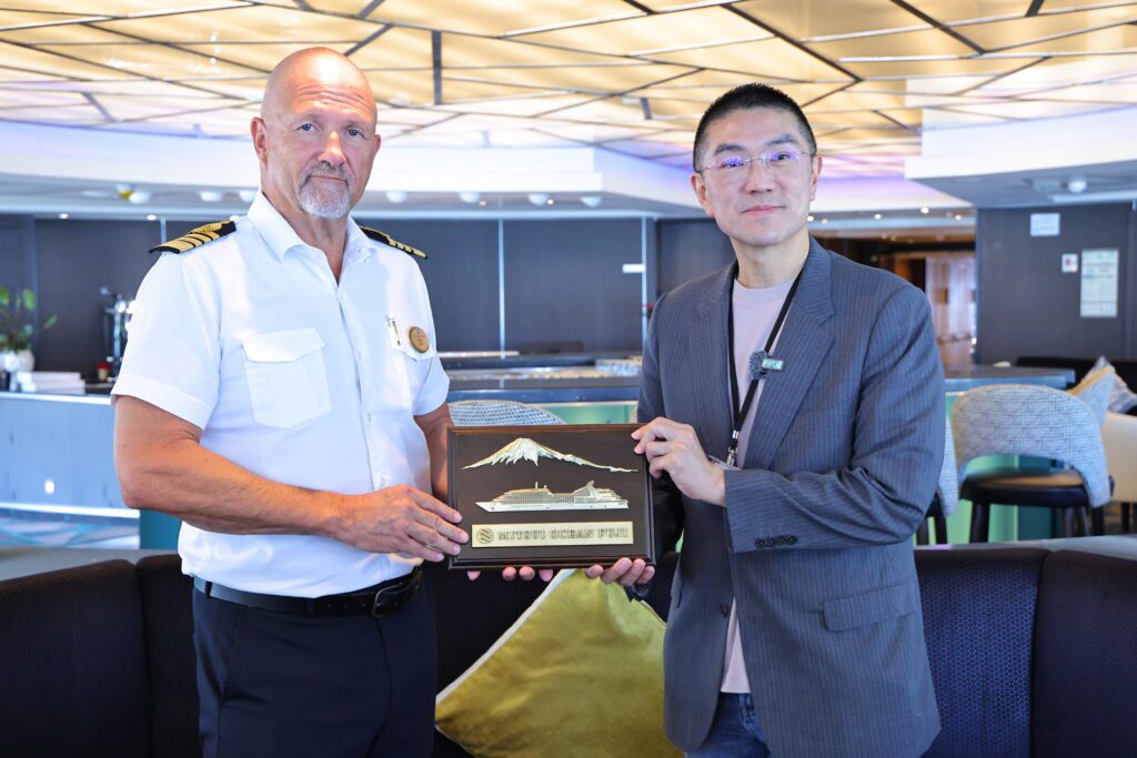 三井海洋富士號首航基隆　謝國樑：攜手國際郵輪共創觀光新契機