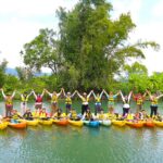 推廣水域教育　北市180師生里民五分港溪划獨木舟