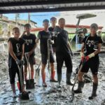 暖心！復興高中足球小將　自費馳援花蓮助災民清家園