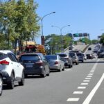 中秋連假車潮　國五單日車流恐破7萬輛