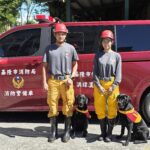 基隆2搜救犬備戰iro國際測驗　挑戰瓦礫搜索任務