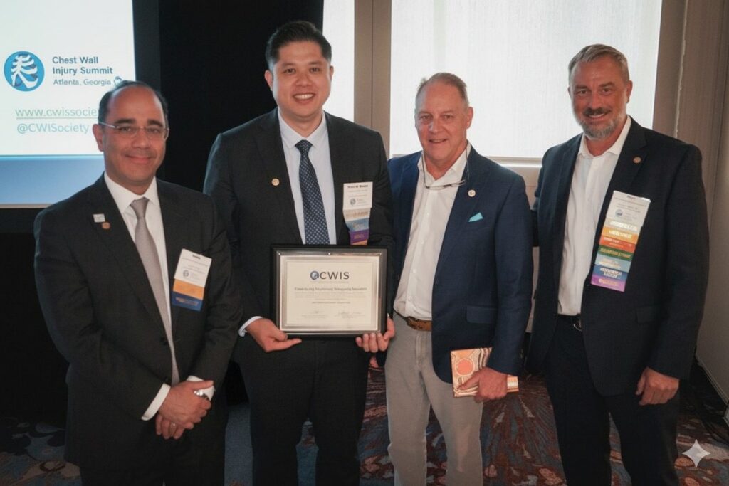 台灣醫療站上國際！小港醫院微創肋骨骨折團隊　取得-cwis-亞洲首家合作認證